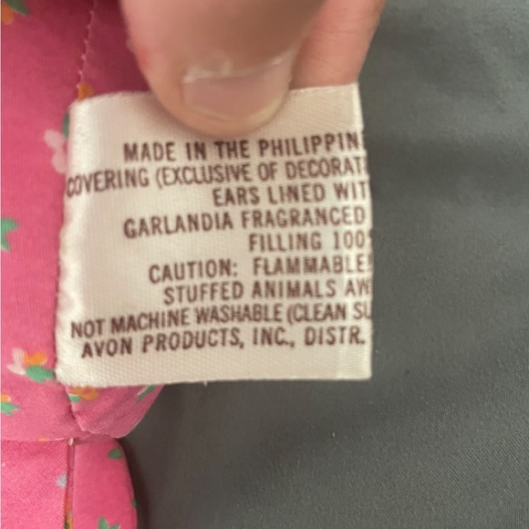 Cotton Calico Elephant toy stuffed animal plush - Picture 5 of 8